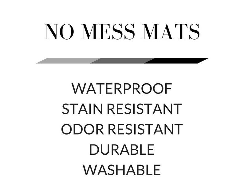 Seed Cerise Choose Your Size Waterproof Litter Mat Pet Food Mat Dog Cat Food Mat Non Slip Mat Durable Mat Dog Placemat Cat Placemat