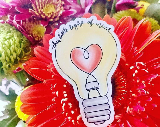 This Little Light of Mine Vinyl Sticker or Magnet | Mae Street Designs