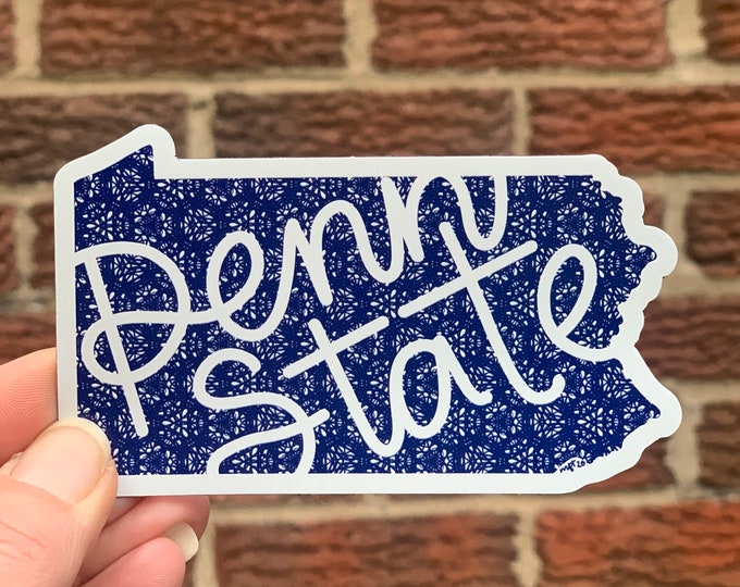 Pennsylvania State STICKER or MAGNET | vinyl sticker | state college sticker