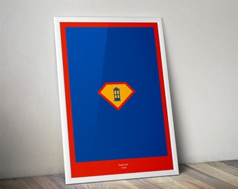 Superman - Minimal Movies Poster