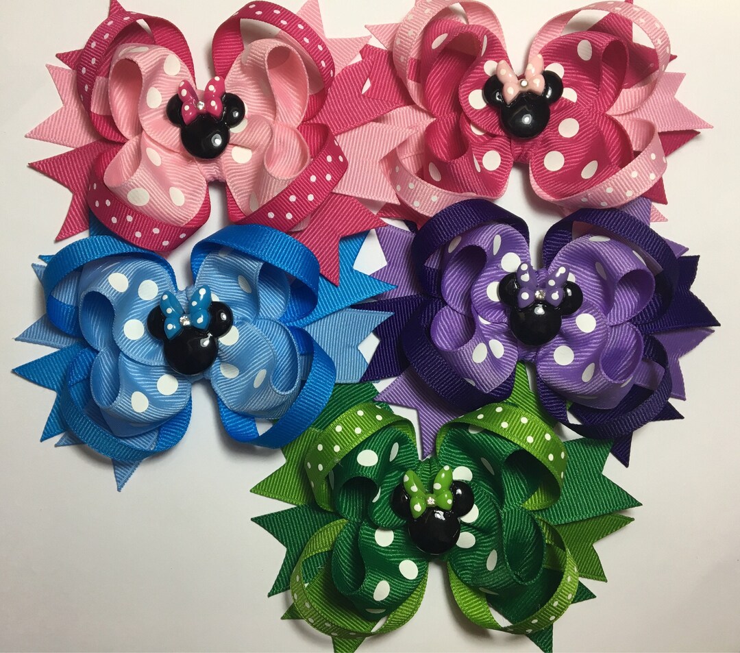 Youngly® Minnie Mouse Ohren Haarreif – Mit Roter Schleife & Polka Dots, Verstellbar (Kostüm-Party-Zubehör Für Mädchen)