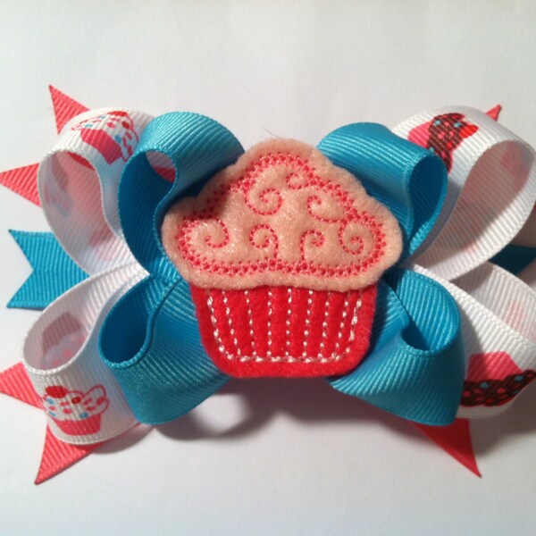 Couches de feutre Cupcake Bow