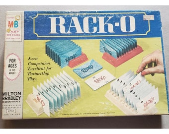 Rack-O Milton Bradley Card Game 1966 Complete Ages 8 - Adult