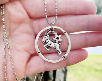 Capricorn Zodiac Necklace