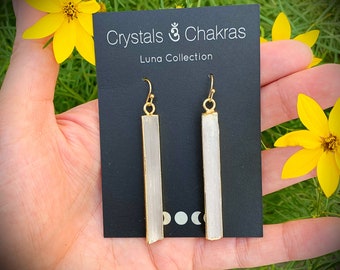 Selenite Earrings