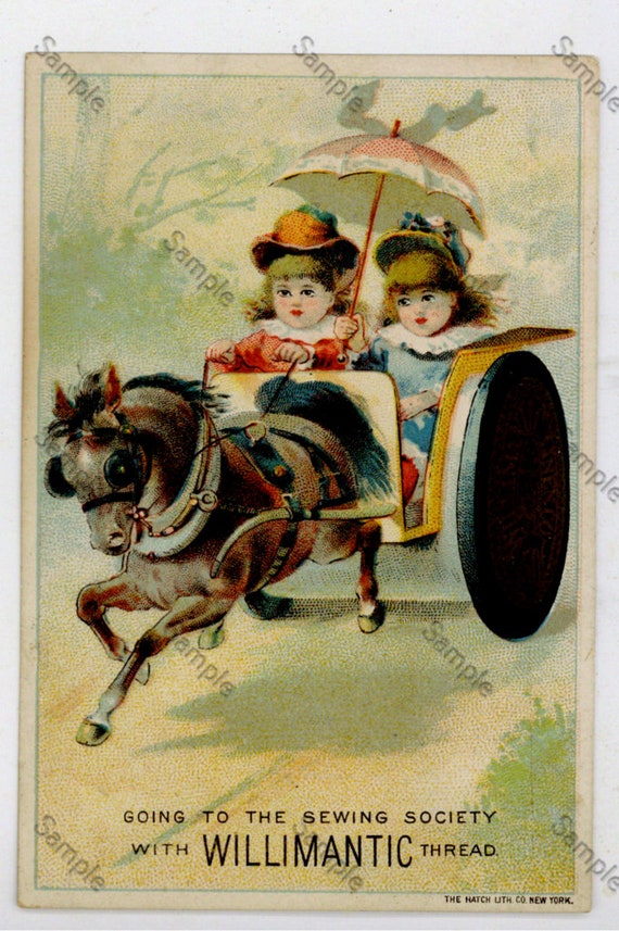 Antique Victorian Trade card chromo Children