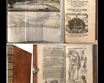 1683 Eerste editie Fabretti TRAJAN'S KOLOM Geschiedenis Oudheden Rome GEÏLLUSTREERD