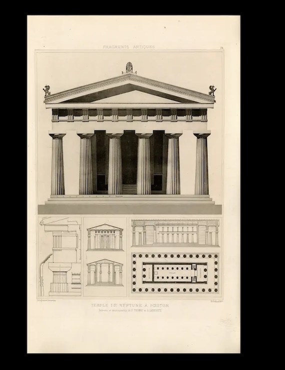 D'ESPOUY, Hector Fragments d'architecture antique d'après les relevés et restaurations des anciens pensionnaires