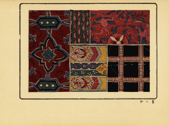 woodblock Japanese Pattern
