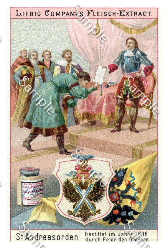 Liebig Victorian Trade card St Andreasonrden