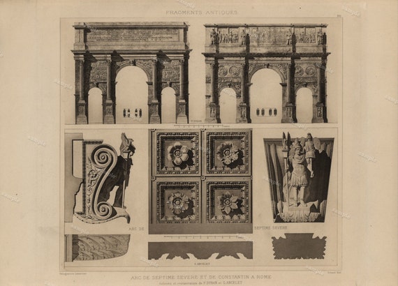 Hector D'Espouy Fragments d'architecture antique