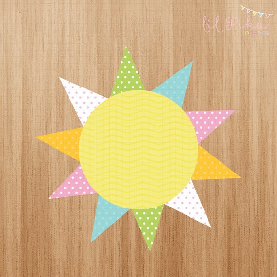 Summer Sun Clipart Il_570xn
