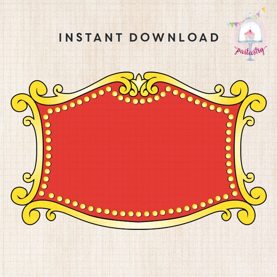 Carnival Signboard Clipart Il_570xn