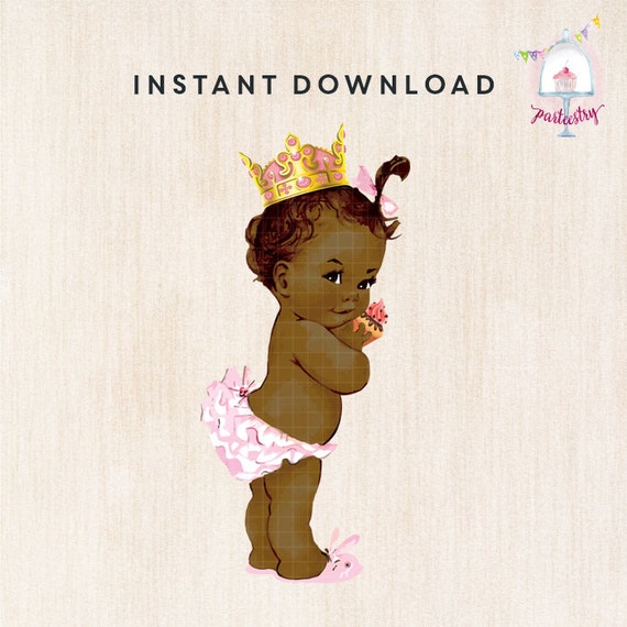 Vintage Baby Princess (Birthday) Clipart Il_570xn
