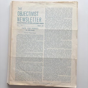 オリジナル・オブジェクティビスト・ニュースレター - 45号