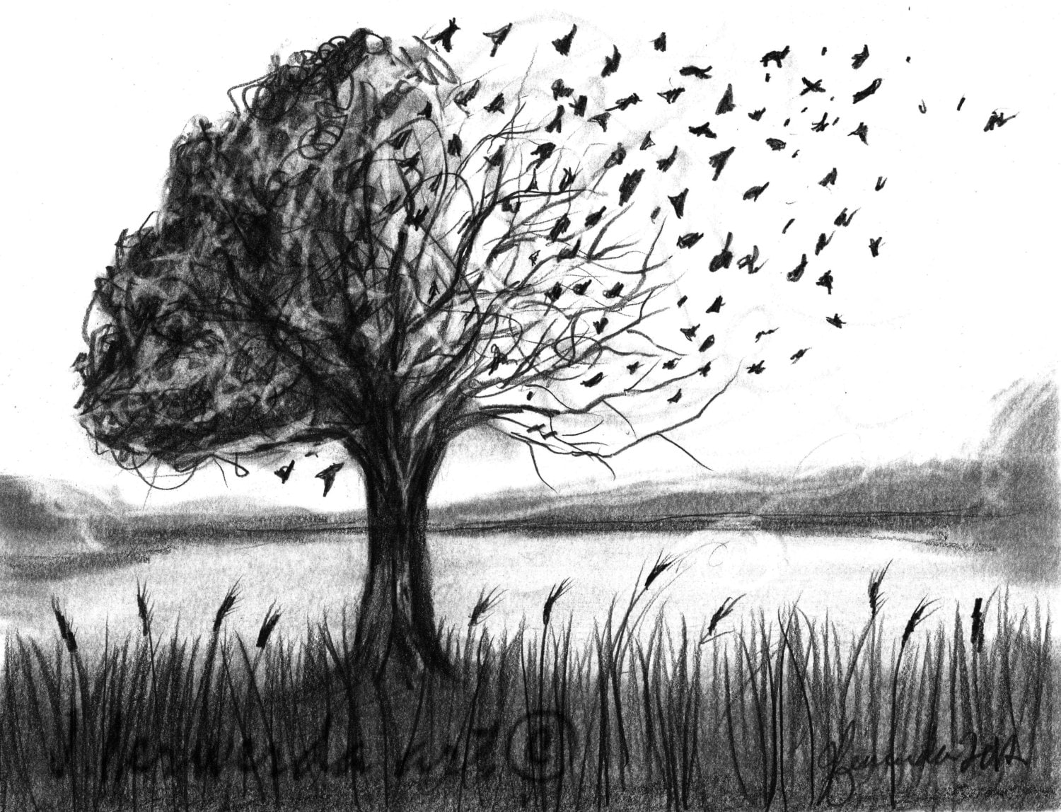 Pencil Drawing Print - Set Free - Day 232 - Etsy