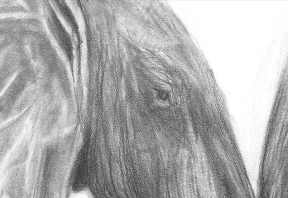 Ołówek Rysunek Print Rodzina Twarze Dzień 35