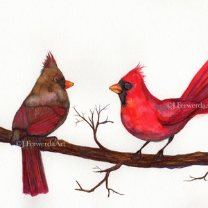 River&#39;s Edge Reds - Ink on paper print