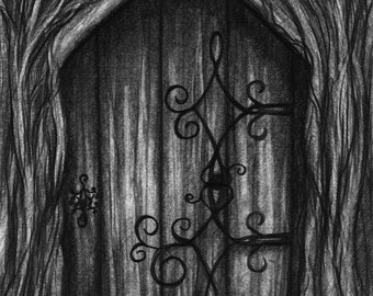 Pencil Drawing Print - Open A New Door - Day 279