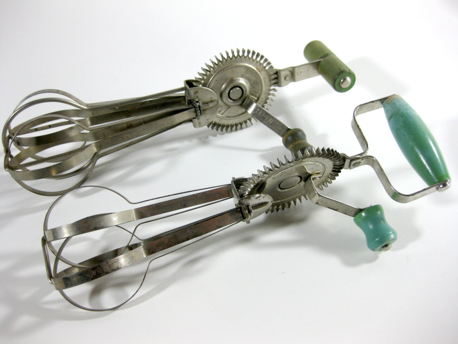 Vintage Hand Mixer Egg Beater Set of 2 'ladd' Egg Etsy