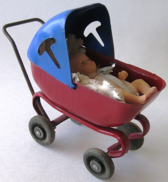 vintage toy stroller