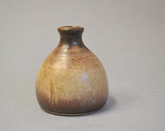 Small Studio vase  -  ceramic  vase - Germany -  vintage retro - - German Studio - natural