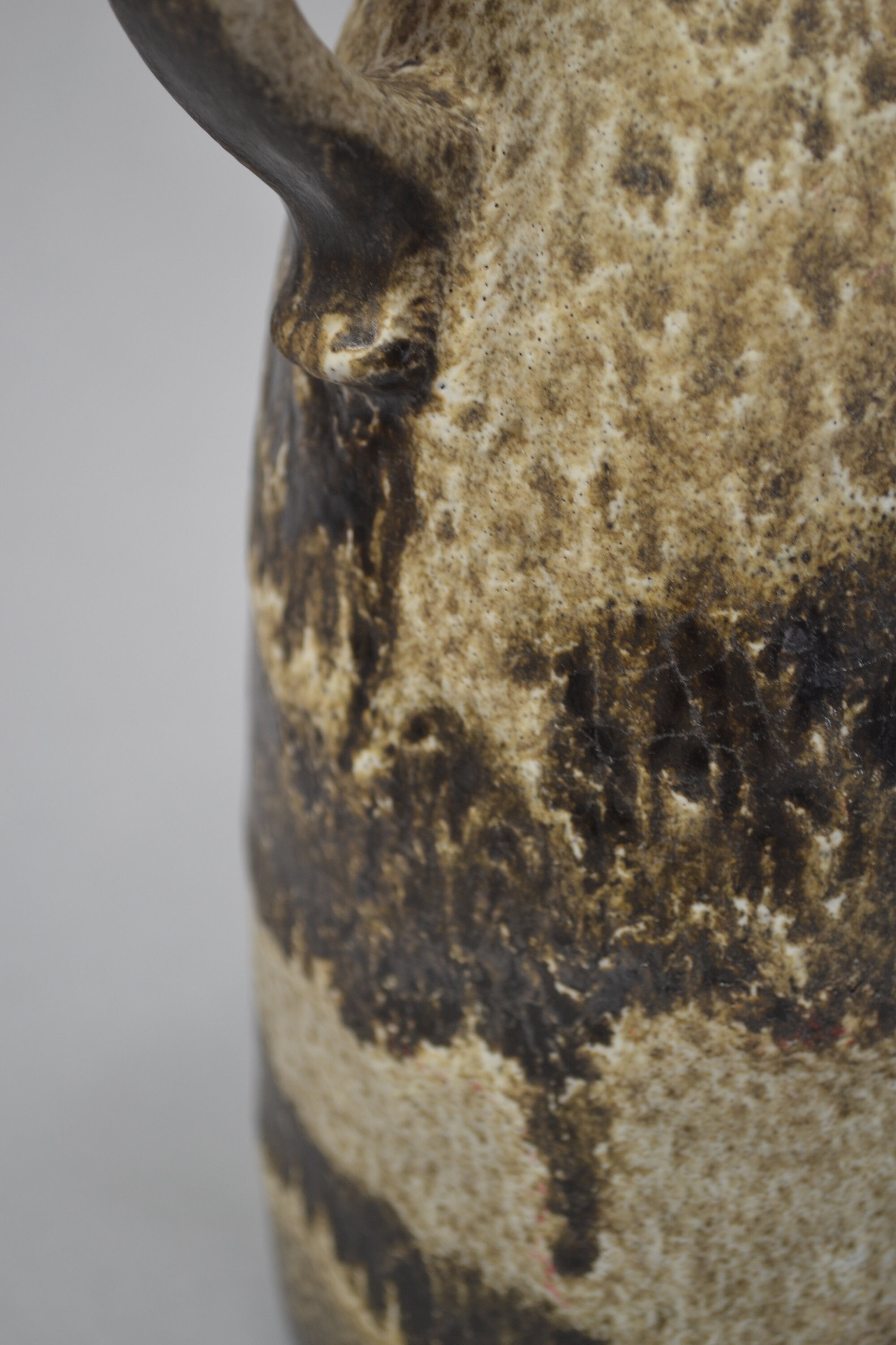Scheurich Fat Lava West German Pottery Vase 493-27 . - WGP