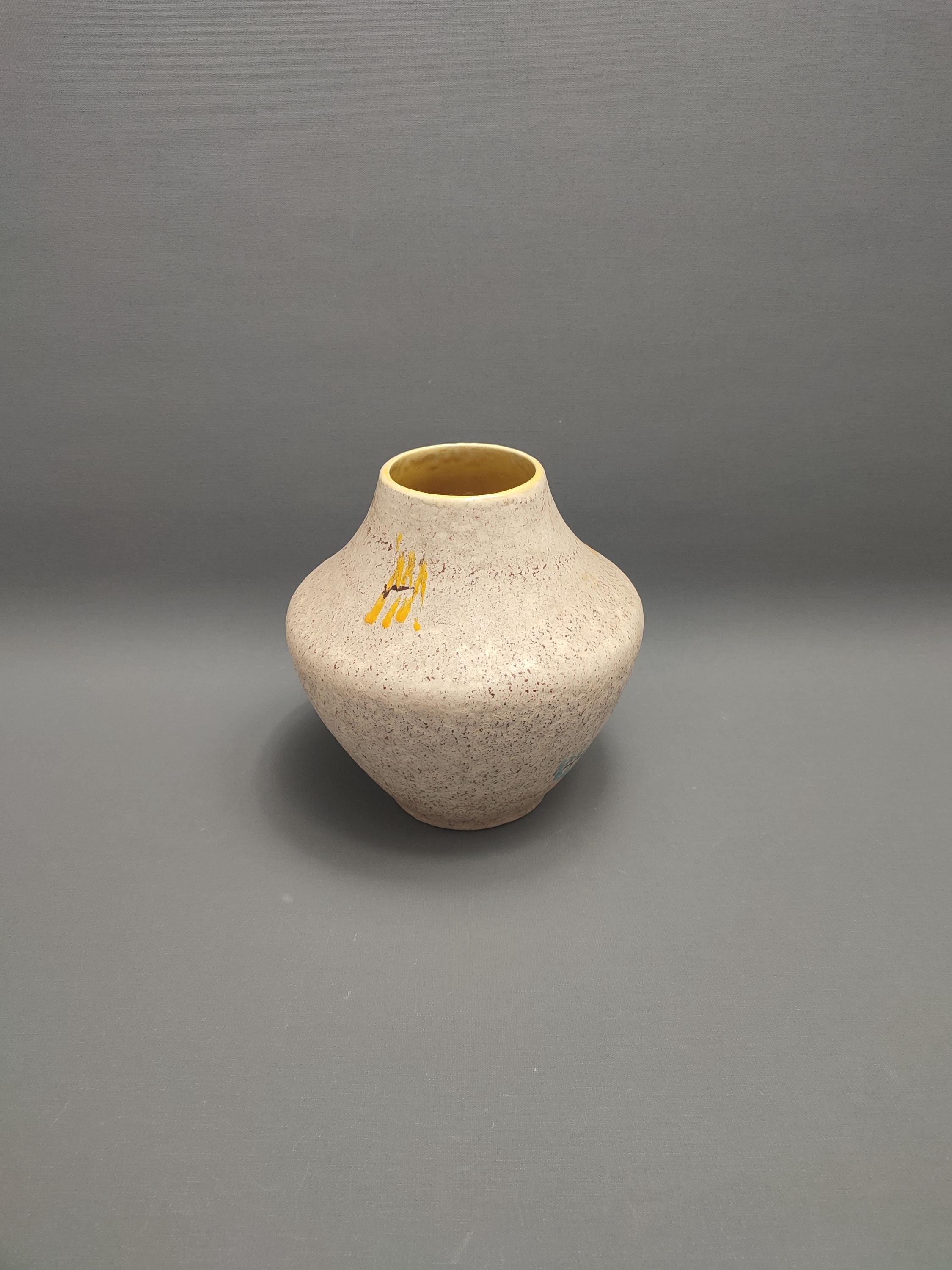 西ドイツ製陶器製花瓶 202-43 西ドイツの陶器の花瓶、シューリッヒ作 - 543-20 - Etsy 日本
