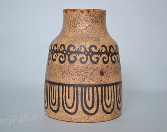 Rare West German pottery vase by Ceramano - decor Etrusca - 166