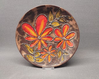 工芸品 Vintage Ruscha Fat Lava Wall Plate Ruscha Plate | eBay