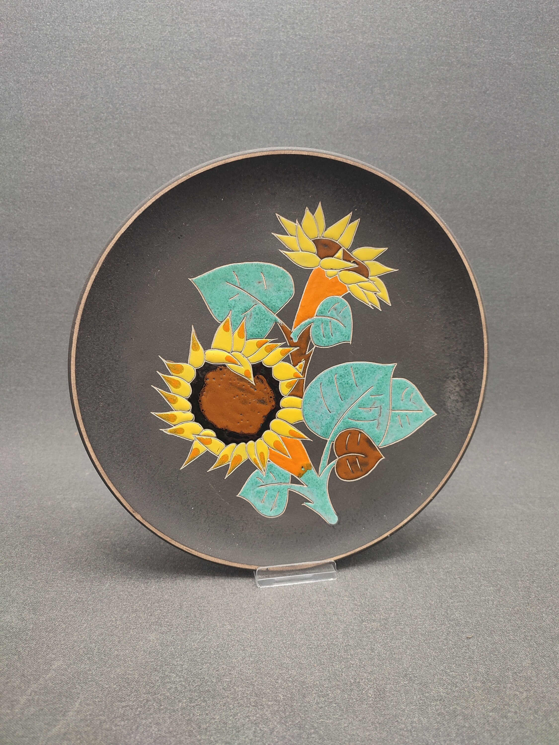 Ruscha West German Fat Lava Wallplate / Plate - Decor