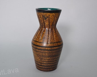 Scheurich 西ドイツ製レトロ陶器花瓶 - マーク 206-26 - ヴィンテージ