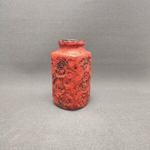 Scheurich 282-20 vase - decor &quot;Jura&quot;  vintage retro WGP Fat Lava