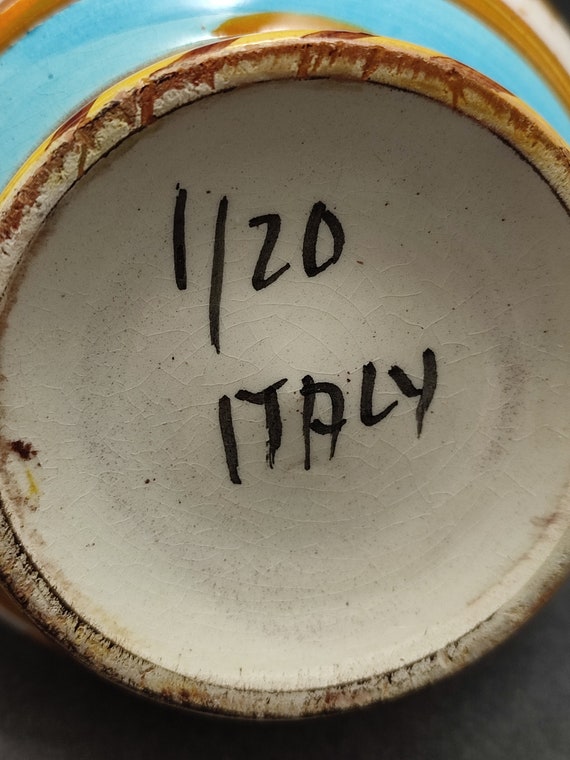 イタリア製陶器の花瓶 - イタリア製陶器 - ヴィンテージ - Etsy 日本