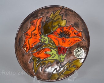 Ruscha Leaf Wall Plate - 717/2 - WGP - Vintage Retro - West