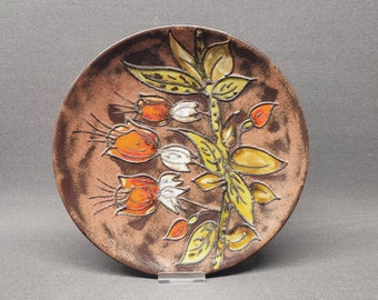 Ruscha Leaf Wall Plate - 717/2 - WGP - Vintage Retro - West