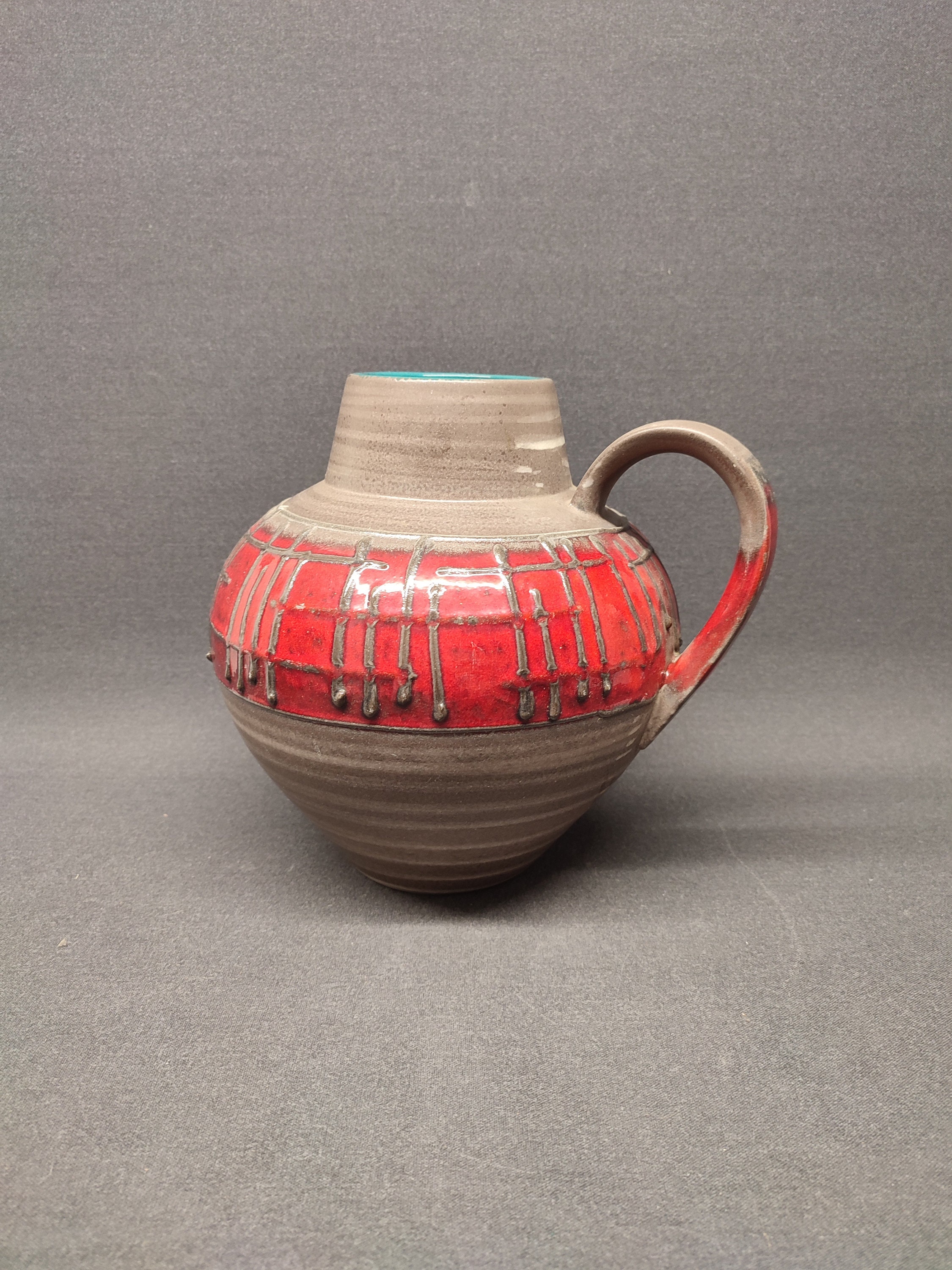 Carstens Tönnieshof - 698-23 赤/茶色の Fat Lava 花瓶 - Etsy 日本