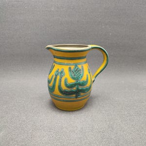 Ceramano vase decor Limone 273 Amazing  West German pottery vase-pitcher Mid Century