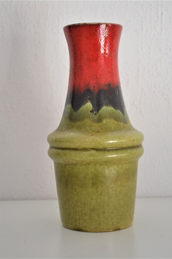 シューリッヒ 西ドイツ陶器 花瓶 209-18 - WGP レトロ ヴィンテージ