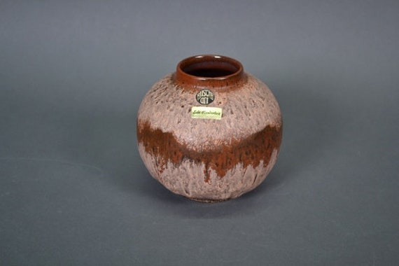 Ruscha Fat Lava　壺　花瓶　ベース　水差　ドイツ陶器 Ruscha Fat Lava 壺 花瓶 ベース 水差 ドイツ陶器 Ruscha Fat