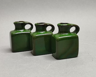 Gräflich Ortenburg set of 3   vases  marked 675/2  - Green - Germany
