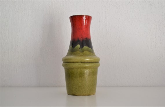 シューリッヒ 西ドイツ陶器 花瓶 209-18 - WGP レトロ ヴィンテージ