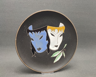 1960s Wall Plate Ruscha Art Ceramic Picture Fat Lava 717-1 - Etsy