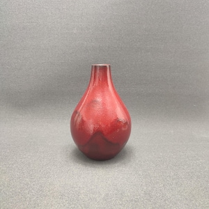 Red  German  studio pottery by Hartwig Heyne ( Hoy ) - WGP Vintage retro Germany