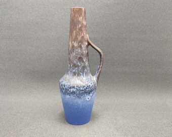 アンティーク ダブルハンドル花瓶 ヴィンテージ シュテウラー セラミック ダブルハンドル ブラウン 花瓶