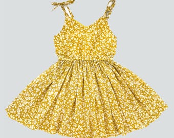Casual Yellow Sorrento summer dress