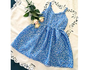 Casual Blue dot Sorrento summer dress