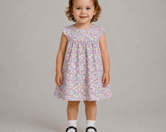 Vintage style summer dress for Toddler.