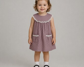 Vintage style summer dress for Toddler.