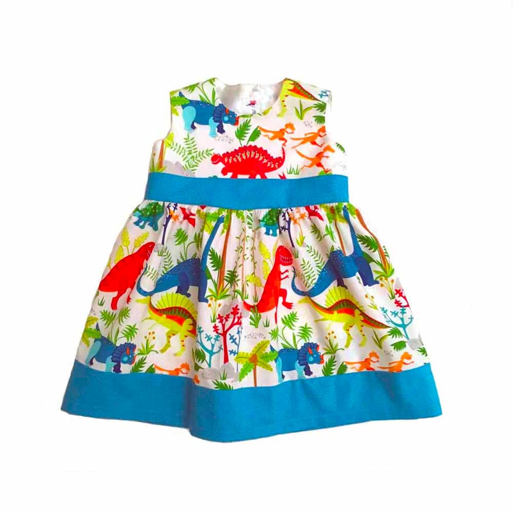Summer Dinosaur dress Girl Baby Toddler Dress size 3 months to Etsy